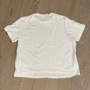 RE/DONE WHITE BOXY T SIZE L 100% COTTON RN#146770